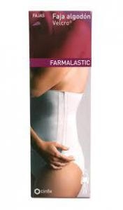 Faja Farmalastic Beige Velcro Talla  1 (75 cm - 95 cm)