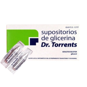 Supositorios Glicerina Dr.Torrents 12 unidades Blister