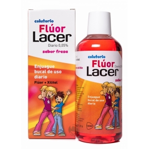 Fluor Lacer 0,05 Diario Fresa  500 ML