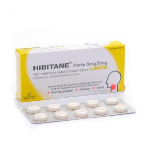 Hibitane Forte Limon 20 Comprimidos para Chupar