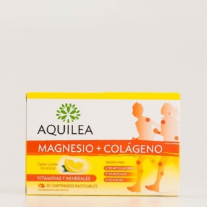 Aquilea Magnesio  Colageno 30 Comprimidos  Masticables Sabor Limón