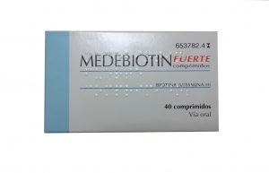 Medebiotin fuerte 40 comprimidos