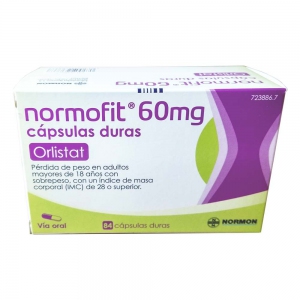 Normofit 60 Mg(60 mg Orlistat) 84 Capsulas