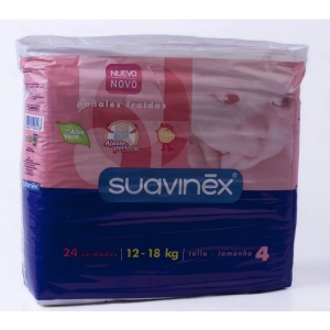 Suavinex Pañal Elástico  Maxi 12-18 KG 24 Unidades