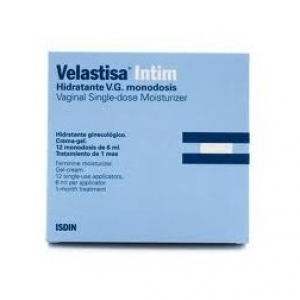 Velastisa Intima Hidratante  Vaginal  12 Dosis X6 ML