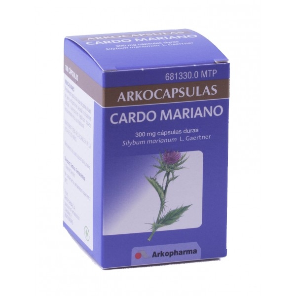 Cardo Mariano Arkopharma 300 mg 100 Cápsulas